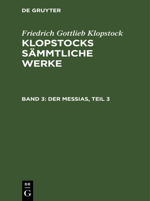 cover image of Der Messias, Teil 3